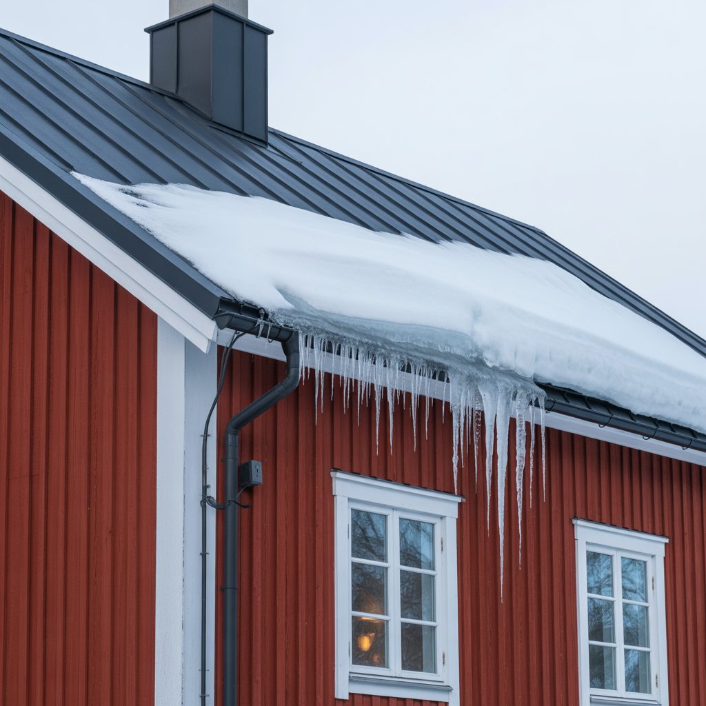 isbildning vid takfoten orsaker felsokning och atgarder