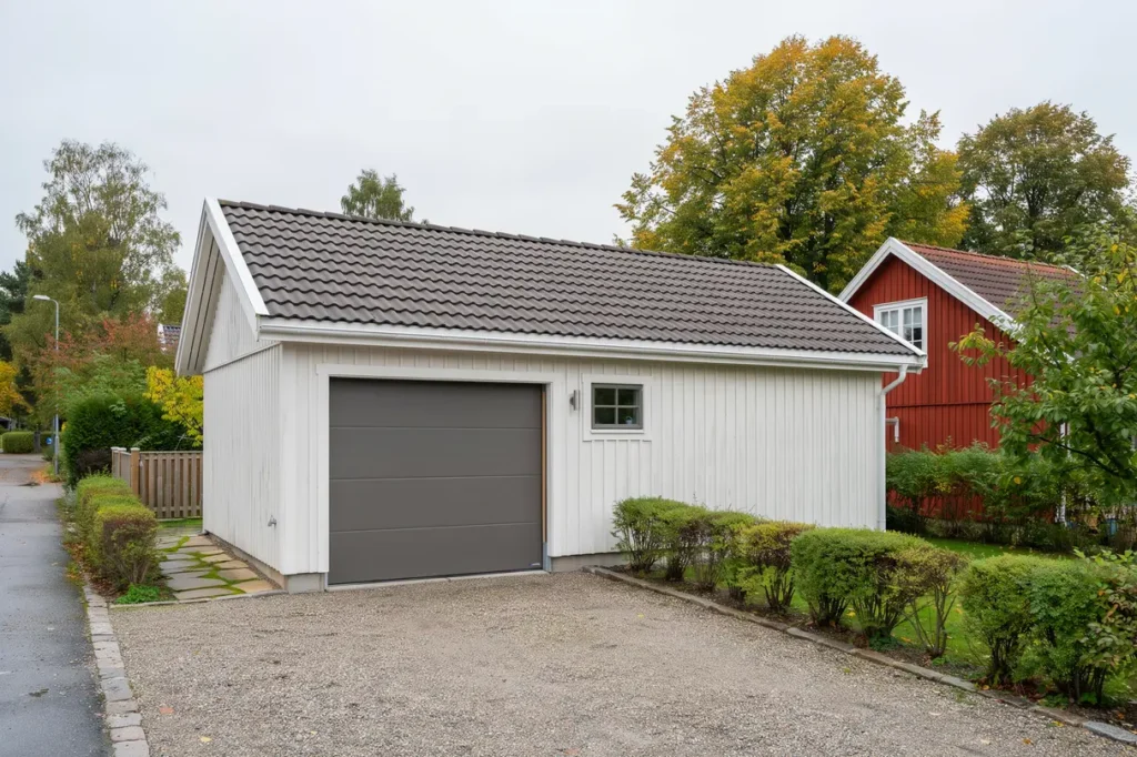 renovering av papptak p garage i stuvsta huddinge